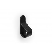 Buton pentru mobila Belt, finisaj negru mat, 63.5x22 mm