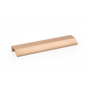Maner pentru mobila Wing, finisaj alama cava periata, L:350 mm