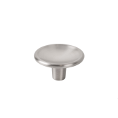 Buton pentru mobila Disc Zamak, finisaj nichel periat, D 38 mm