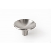 Buton pentru mobila Disc Zamak, finisaj nichel periat, D 50 mm