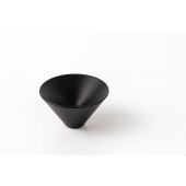 Buton pentru mobila Conic Zamak, finisaj negru mat, D 43 mm