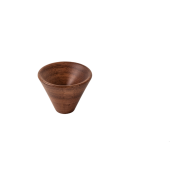 Buton din lemn pentru mobila Conic Wood, finisaj nuc, D 29.4 mm
