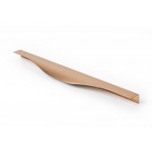 Maner pentru mobila Noma, finisaj alama cava periata, L 350 mm