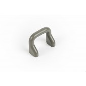 Maner pentru mobila Soft, finisaj gri muschi, L 40 mm