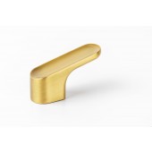 Buton pentru mobila Luv, finisaj alama, L 51.2 mm