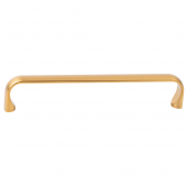 Maner pentru mobila Miig, finisaj alama cava periata, L:168 mm