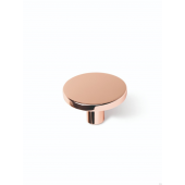 Buton pentru mobila Como, cupru lustruit, D:26 mm