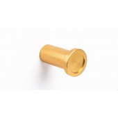 Buton pentru mobila Round, finisaj alama intunecata periata, D:25 mm