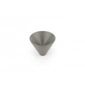 Buton pentru mobila Conic Zamak, finisaj gri muschi, D 29.4 mm