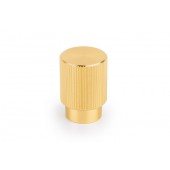 Buton pentru mobila Arpa, finisaj alama intunecata periata, D:22 mm