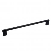 Maner pentru mobila Graf Mini, finisaj negru periat, L: 278 mm