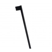 Maner pentru mobilier Graf Mini Long, finisaj negru periat, L: 1200 mm