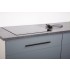 Maner pentru mobilier Angle, finisaj negru mat, L:100 mm