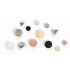 Buton pentru mobilier Como crom mat
