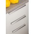 Maner pentru mobilier Ona, finisaj otel inoxidabil, L:200 mm