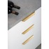 Maner pentru mobilier Vann, alama shadow periata, L: 200 mm