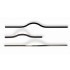 Maner pentru mobilier Brave alb mat, L= 600 mm