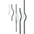 Maner pentru mobila Brave, finisaj gri metalizat, L:400 mm