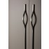 Maner pentru mobilier Brave, negru mat, L: 1040 mm