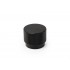 Buton pentru mobilier Graf Big, negru periat, D 38 mm