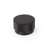 Buton pentru mobilier Graf Big, negru periat, D 50 mm