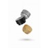 Buton pentru mobilier Graf Big, alama intunecata periata, D 38 mm