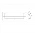 Maner pentru mobila Switch, finisaj nichel periat, L:50 mm