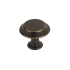 Buton pentru mobila Land, finisaj alama antichizata, D:40 mm