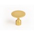 Buton pentru mobila Floid, finisaj auriu periat, D:34,8 mm