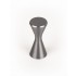 Buton pentru mobila Diabolo, finisaj gri periat, D:13.5 mm