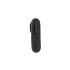 Maner, buton Oblong din piele neagra pentru mobilier, cu ornament finisaj negru mat, L 70 mm