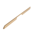 Maner pentru mobila Rail, finisaj alama cava periata, L 600 mm