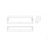 Maner pentru mobila Soft, finisaj gri muschi, L 40 mm