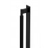 Maner pentru mobila Arpa Plate, finisaj negru periat, L 1216 mm