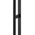 Maner pentru mobila Arpa Plate, finisaj negru periat, L 1216 mm