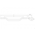 Maner pentru mobila Valley, finisaj nichel negru lustruit, L: 223 mm