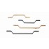 Maner pentru mobila Valley, finisaj nichel negru lustruit, L: 223 mm
