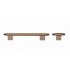 Maner pentru mobila Prisma, finisaj alama rustica, L: 272 mm