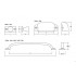 Maner pentru mobila Firm, finisaj negru texturat, L:189,8 mm