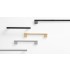 Maner pentru mobila Graf Big, finisaj negru periat, L:352 mm