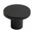 Buton pentru mobilier Como negru mat