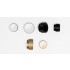 Buton pentru mobilier Graf Big, finisaj otel inoxidabil, D:50 mm