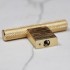 Maner pentru mobila Graf Mini, finisaj alama intunecata periata, L:60 mm