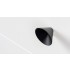 Buton pentru mobila Conic Zamak, finisaj negru mat, D 29.4 mm