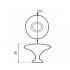 B 13151 TI - Buton mobilier