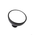 Buton pentru mobila Bol, finisaj negru mat cu alb mat lacuit, D:45 mm