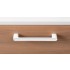 Maner pentru mobila Luv, finisaj alb mat, L 202 mm