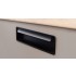 Maner pentru mobila Fold, finisaj negru mat, L 174 mm