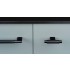 Maner pentru mobila Arpa, finisaj negru periat, L 342 mm