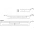 Maner pentru mobilier Way, finisaj aluminiu, L:200 mm